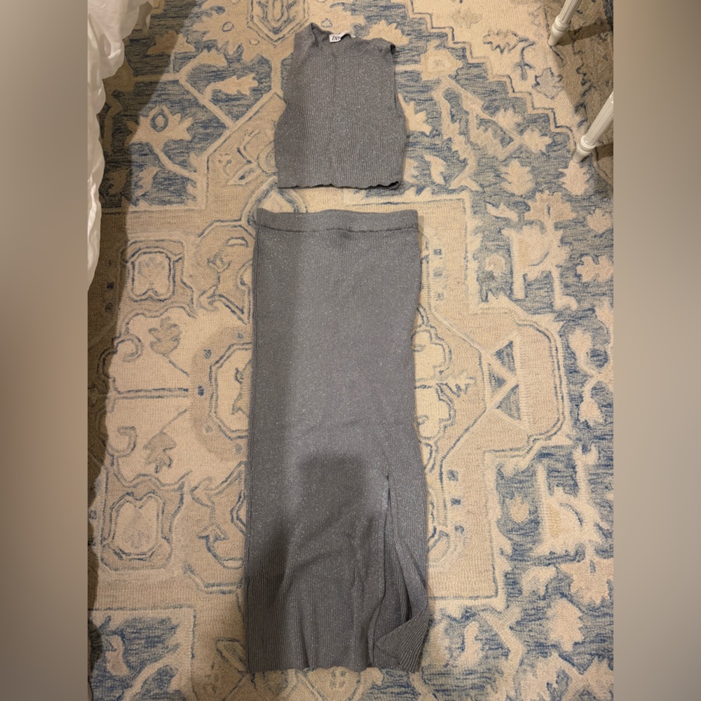 Matching skirt and top set Zara